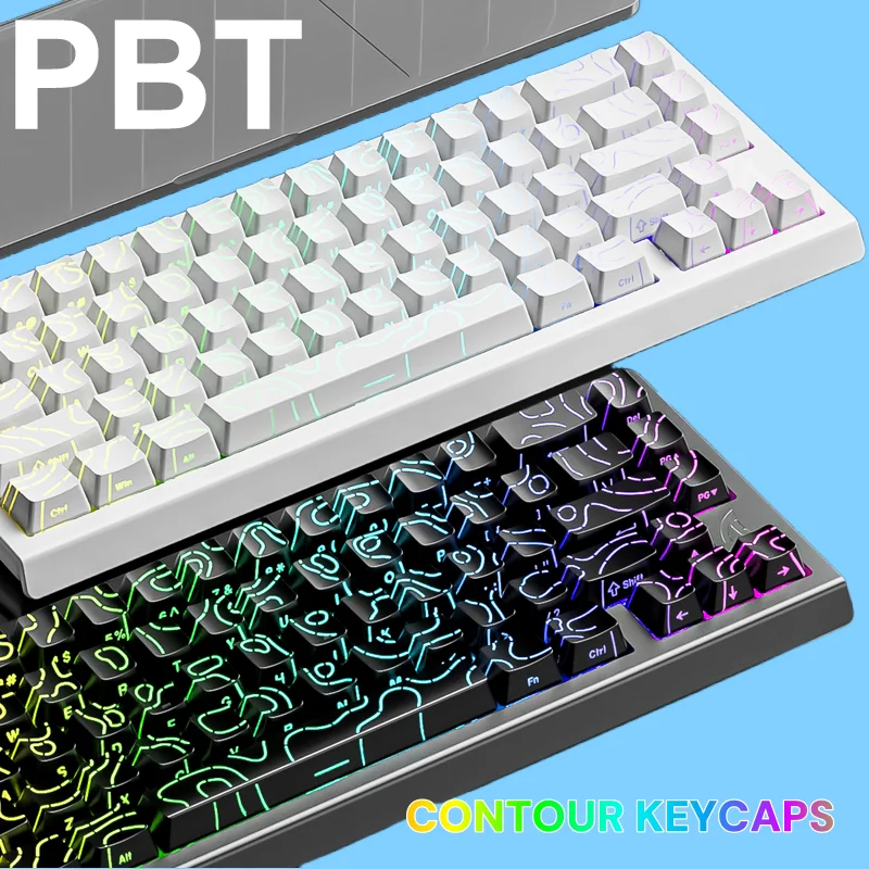 Gaming Accessories Aesthetic - Contour KM98 PBT Keycaps-perfecte pasvorm voor