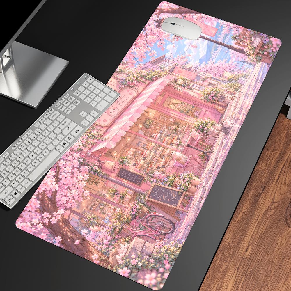 Gaming Accessories Shop - Cherry Blossom Shop Bureaumat Tafelmat Pc