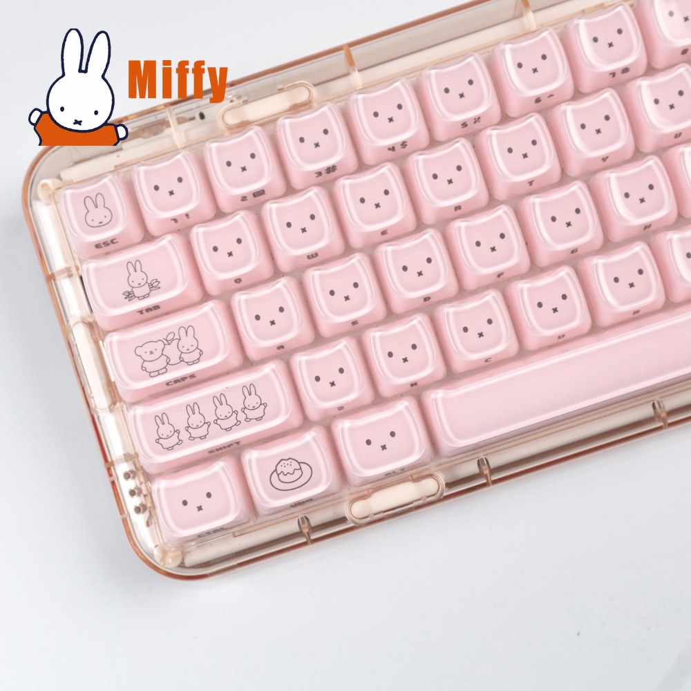Kawaii Miffy Keycaps Schattig  - Gaming Accessories Aesthetic recensie en prijs