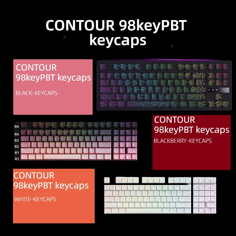 Contour KM98 PBT Keycaps-perfe - Gaming Accessories Aesthetic recensie en prijs