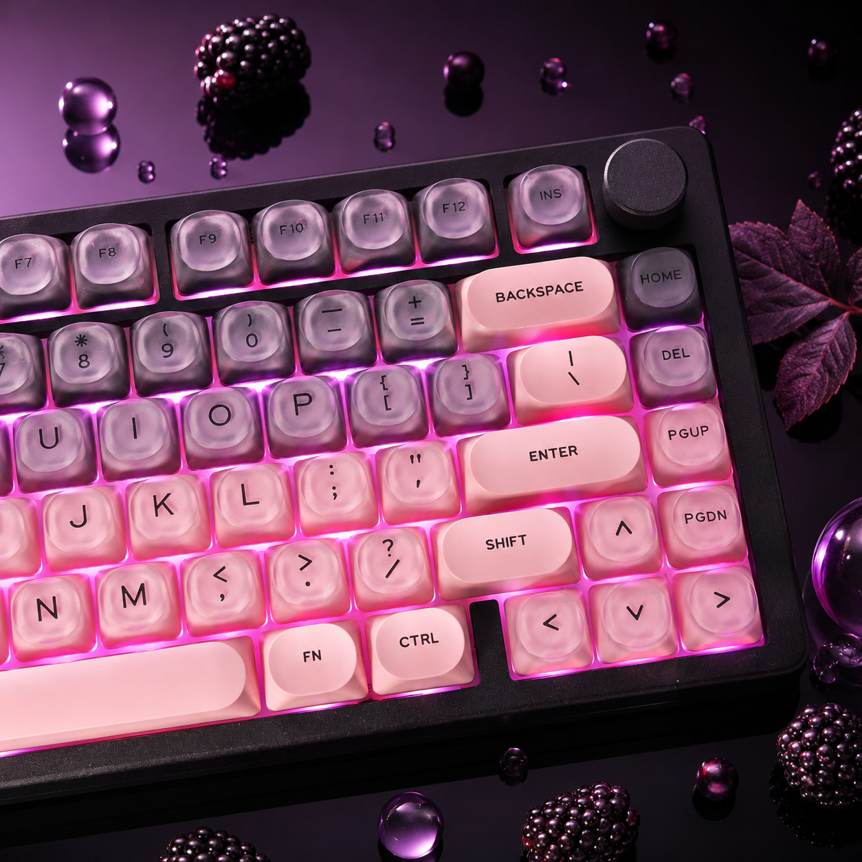 Zwart-roze, met een verloop va - Gaming Accessories Aesthetic recensie en prijs