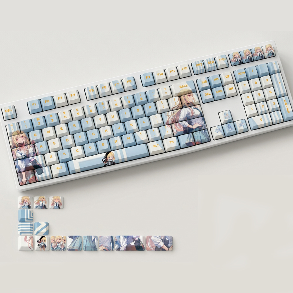 Anime Gaming Keycaps 122 Toets - Gaming Accessories Aesthetic recensie en prijs