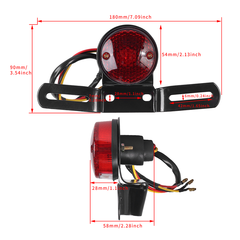 12V Halogeen Moto Achterlichte - Gaming Accessories Rack recensie en prijs