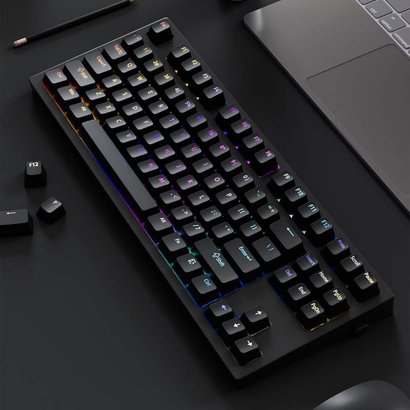 130+ toetsen Zwart Custom Doub - Gaming Accessories Aesthetic recensie en prijs